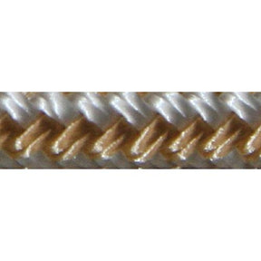 Sea Dog 302110015GW1 Premium Double Braided Nylon Dock Line, 3/8″ x 15', Gold/White