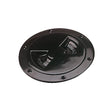 Sea-Dog 3371451 Screw Out Deck Plate, 4″ Black