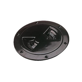 Sea-Dog 337155 Screw Out Deck Plate, 5″ Black