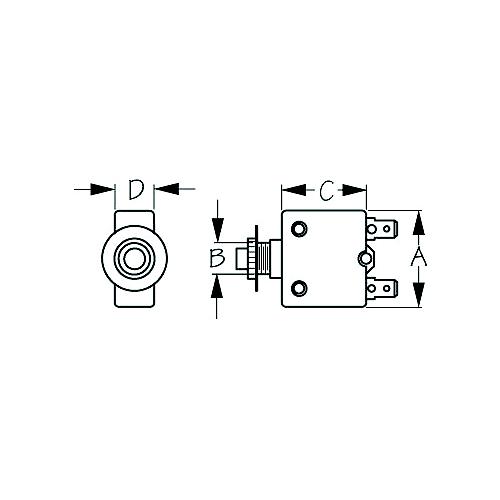 Seadog 4208301 Thermal Breaker 30 Amp