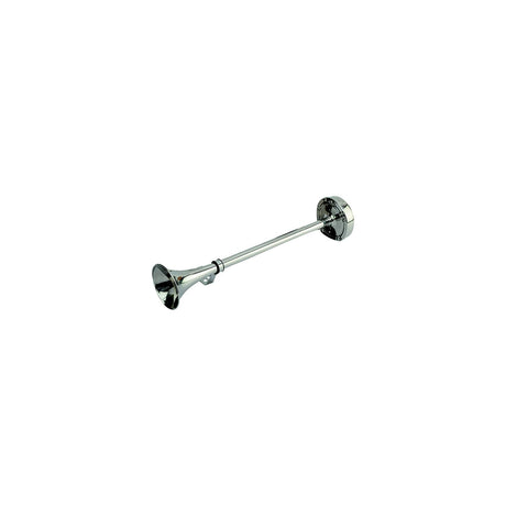 SeaDog 431510 Maxblast 5 Amp 118 DB 12V Single 16″ Trumpet Horn - Stainless & Molded Motor Housing