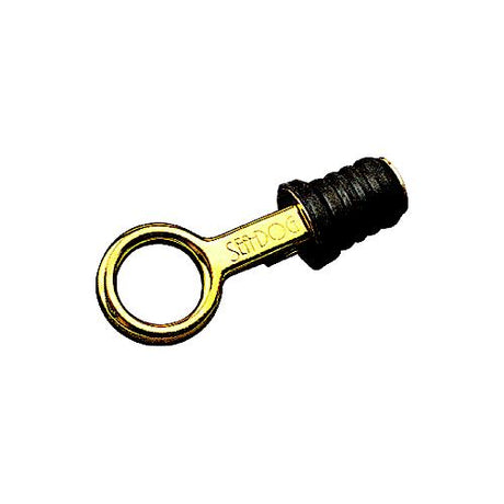 Brass Snap Handle Drain Plug, 1-1/4″ w/o Chain, Bulk