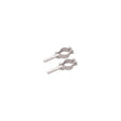Zinc Plated Steel Clamp-On Oar Lock, Pair, 1/2" Shaft