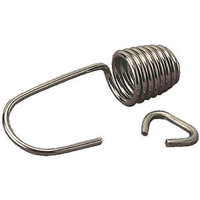 1/4" Stainless Shock Cord Clip w/Crimp, Pair