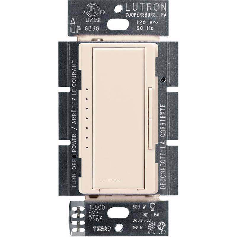 Lutron Maestro Light Almond 150 W 3-Way Dimmer Switch 1 pk