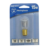Westinghouse 15 W T7 Specialty Incandescent Bulb D.C. Bayonet Warm White 1 pk