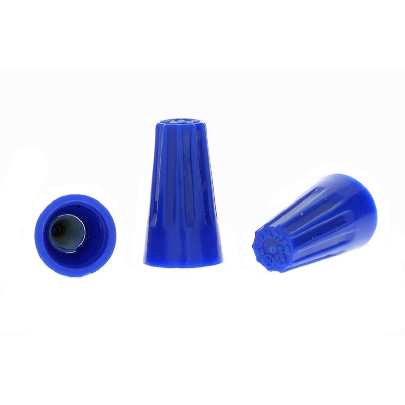 Ideal Industries Insulated Wire Wire Connector Blue 100 pk