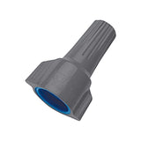Ideal Industries Weatherproof 6-16 AWG Solid Copper/Stranded Wire Connector Gray 15 pk