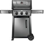 Napoleon Freestyle 365 Series F365DNGT Gas Grill, 33,000 Btu, Natural Gas, 3-Burner, Cabinet Storage, Graphite