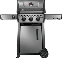 Napoleon Freestyle 365 Series F365DNGT Gas Grill, 33,000 Btu, Natural Gas, 3-Burner, Cabinet Storage, Graphite