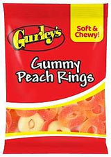 Gurley's 743784 Candy, Gummy, Gummy Peach Ring, 5 oz, Pack of 12