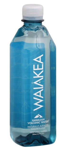 Waiakea 852001 Volcanic Alkaline Water, 500 mL Bottle
