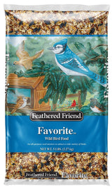 Feathered Friend Favorite 14388 Sunflower Seed Wild Bird Food, 5 lb, All-Purpose, Blended, Seed, Bag