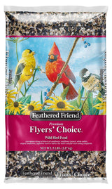 Feathered Friend Flyers' Choice 14398 Safflower Seed Wild Bird Food, 5 lb, Premium, Blended, Bag