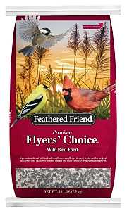 Feathered Friend Flyers' Choice 14399 Safflower Seed Wild Bird Food, 16 lb, Premium, Blended, Bag