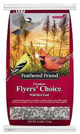 Feathered Friend Flyers' Choice 14399 Safflower Seed Wild Bird Food, 16 lb, Premium, Blended, Bag
