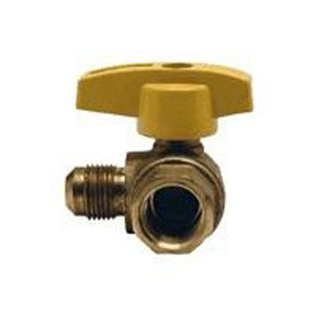 BrassCraft PSSC-61 Gas Ball Valve, 5/8 x 3/4 in Connection, Flared x FIP, 5 psi Pressure