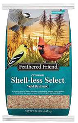 Feathered Friend Shell-less Select 14400 Sunflower Kernel Wild Bird Food, 20 lb, Premium, Blended, Bag