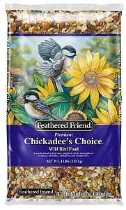 Feathered Friend Chickadee's Choice 14409 Safflower Seed Wild Bird Food, 4 lb, Blended, Bag