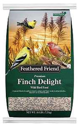 Feathered Friend Finch Delight 14412 Sunflower Kernel Wild Bird Food, 16 lb, Blended, Bag
