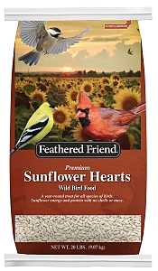 Feathered Friend 14414 Sunflower Kernel Sunflower Hearts, 20 lb Bag