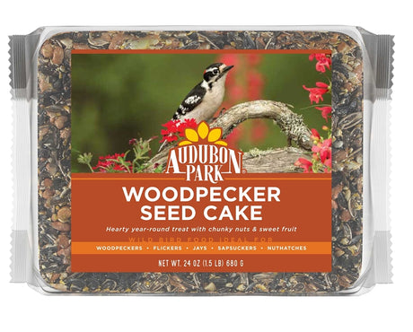 Feathered Friend 14384 Mixed Nuts Wild Bird Food, 24 oz, Seed Cake