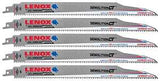 Lenox 1832147 Series Reciprocating Saw Blade, Applicable Materials: Metal, 1 in W, 12 in L, 6 TPI, Carbide Cutting Edge