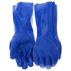 Boss Chemguard B11061-L Reusable Work Gloves, Men's, L, 8 to 8-3/8 in L, Extended Safety, Gauntlet Cuff, PVC Coating