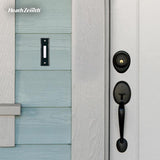 Heath Zenith Black Plastic Wired Pushbutton Doorbell