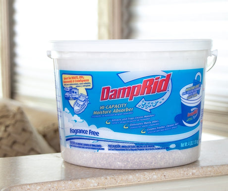 DampRid FG50FFESB Moisture Absorber, 2 lb Bucket, Pellet, Pack of 2