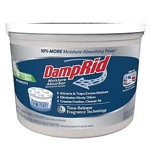 DampRid FG50FS High-Capacity Moisture Absorber, 4 lb Tub, Solid