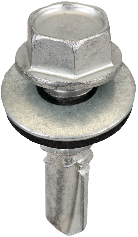 Acorn SW-L1478G250 Lap Screw, #14 Thread, Hex Drive, Self-Tapping Point, Galvanized Steel, 250 BAG