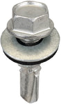Acorn SW-L1478G250 Lap Screw, #14 Thread, Hex Drive, Self-Tapping Point, Galvanized Steel, 250 BAG