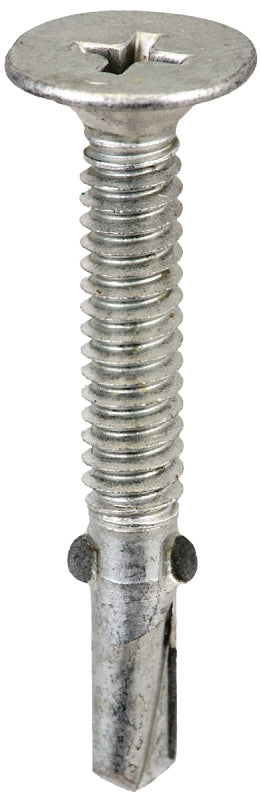 Acorn S-WM101716G250 Screw, #10 Thread, Phillips Drive, Self-Tapping, Winged Point, Galvanized Steel
