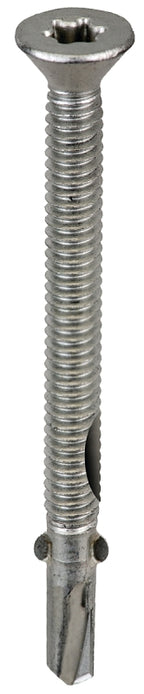 Acorn S-WM14314G250 Screw, #14 Thread, Star Drive, Self-Tapping, Winged Point, Galvanized Steel, 250/BAG