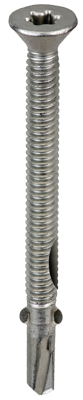 Acorn S-WM14314G250 Screw, #14 Thread, Star Drive, Self-Tapping, Winged Point, Galvanized Steel, 250/BAG