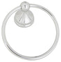 Boston Harbor L5060-26-103L Towel Ring, 6 in Dia Ring, Chrome, Wall