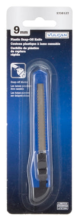 Vulcan JL54319 Utility Knife, 3-7/8 in L Blade, 5/8 in W Blade, Blue/Black Handle, Pack of 20