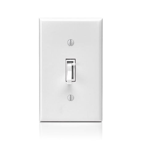 Leviton White 600 W Toggle Dimmer Switch 1 pk