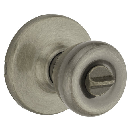 Kwikset 300T 5RCLRCSBX Privacy Lockset, Antique Brass