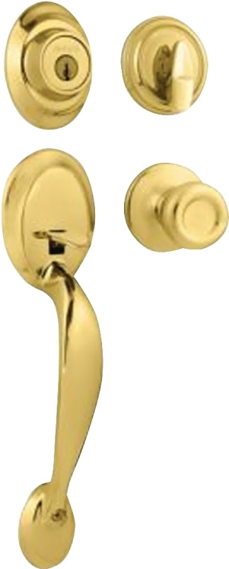 Kwikset 687 DAXT 3 SMT CP Combination Lockset, Knob, Lever Interior Handle, Reversible, Tylo Knob Handle, Dakota Design