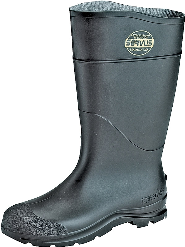 Servus CORE PVC Series 18822-6 Knee Boots, 6, Black, PVC Upper, Insulated: No