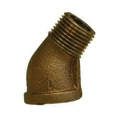 1-1/2" Bronze 45 Degree St Elbow