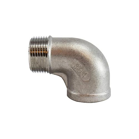 64165 304 Stainless Steel 90° Street Elbow, 1″