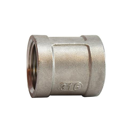 74417 316 Stainless Steel Coupling, 1-1/2″