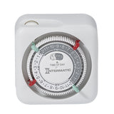 Intermatic Indoor 24 Hour Mechanical Timer 125 V White