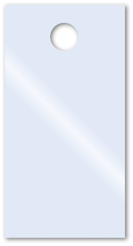 Centurion 1192002 Price Channel Chip, Clear, 3-1/4 in L x 1-1/4 in W Dimensions, Plastic