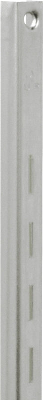 Knape & Vogt 80 80 TI 24 Shelf Standard, 320 lb, 16 ga Thick Material, 5/8 in W, 24 in H, Steel, Titanium, Pack of 10