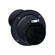 3″ Exhaust Thru-Hull, Black w/Flapper