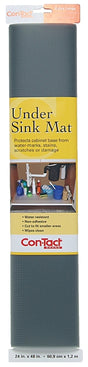 Con-Tact KTCH-CUSM02-06 Woven Undersink Mat, Non-Adhesive, Graphite